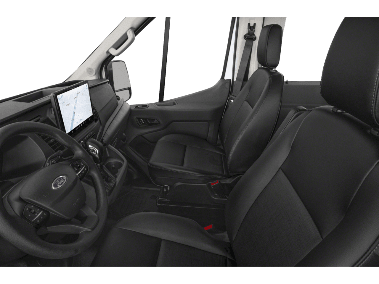 2025 Ford Transit Passenger Wagon XLT - Interior Driver's Side with Door Open, Front Seat Feature
