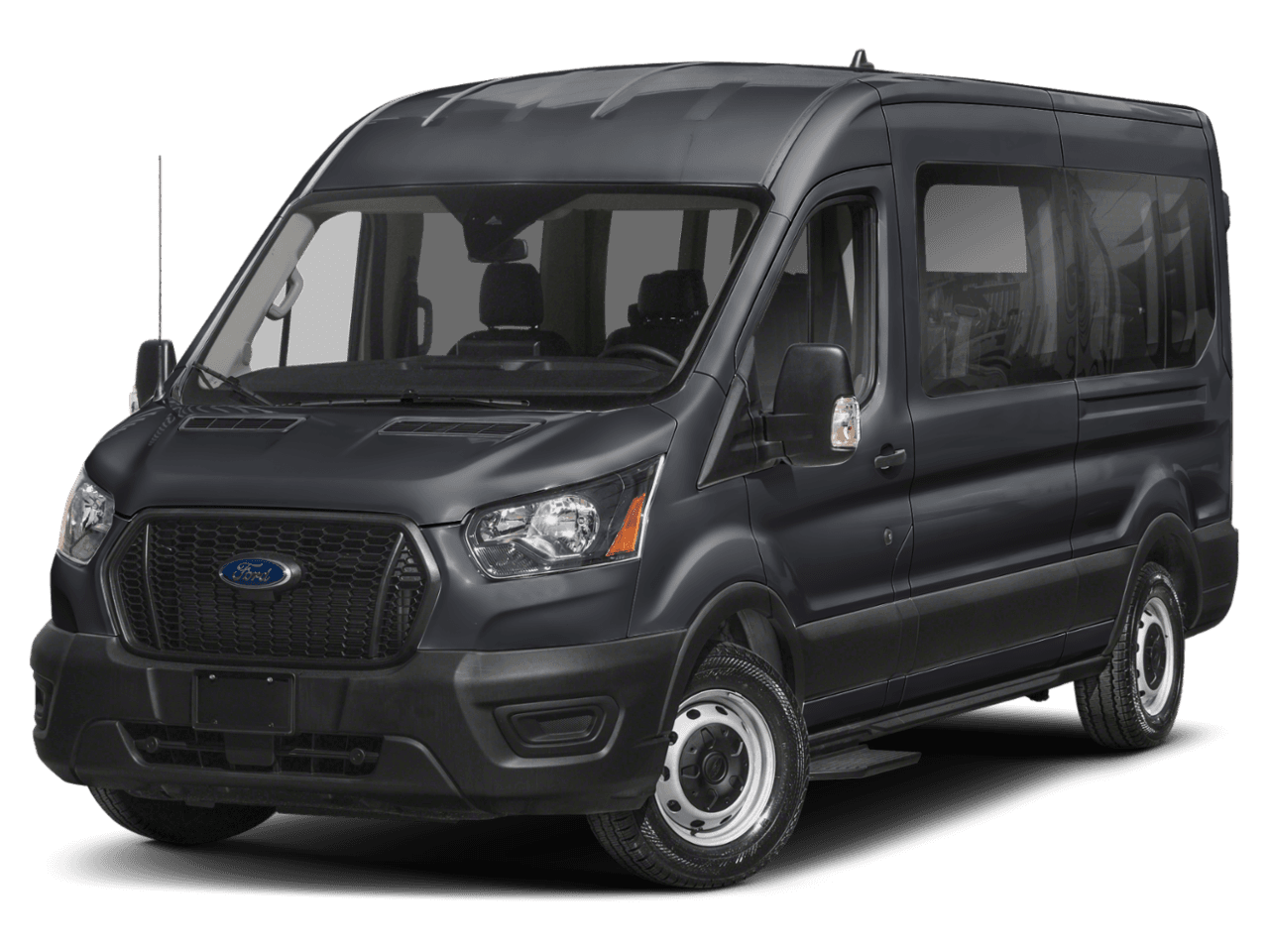 2025 Ford Transit Passenger Wagon XLT - Front 3/4, facing to the left