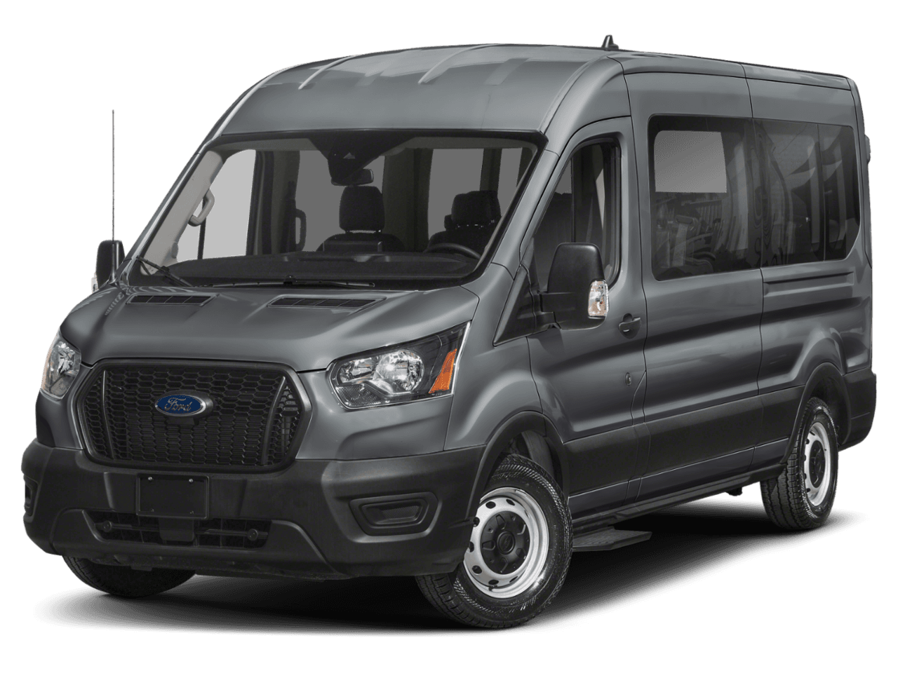 2025 Ford Transit Passenger Wagon XLT - Front 3/4, facing to the left