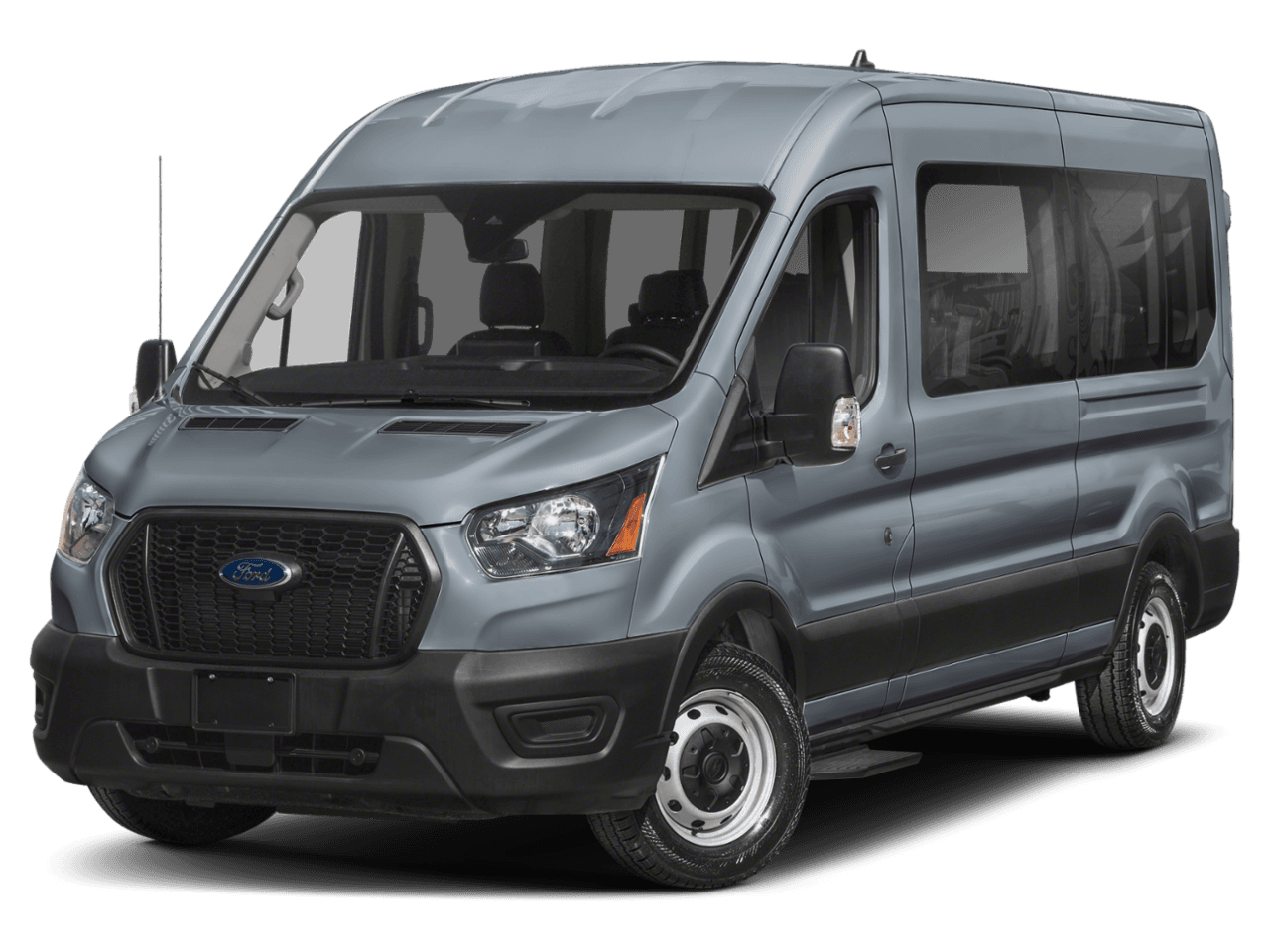 2025 Ford Transit Passenger Wagon XLT - Front 3/4, facing to the left