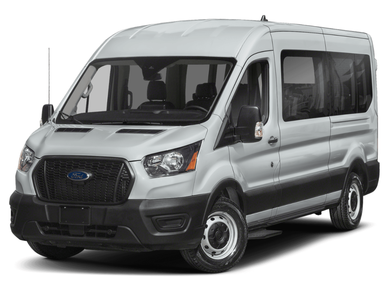 2025 Ford Transit Passenger Wagon XLT - Front 3/4, facing to the left