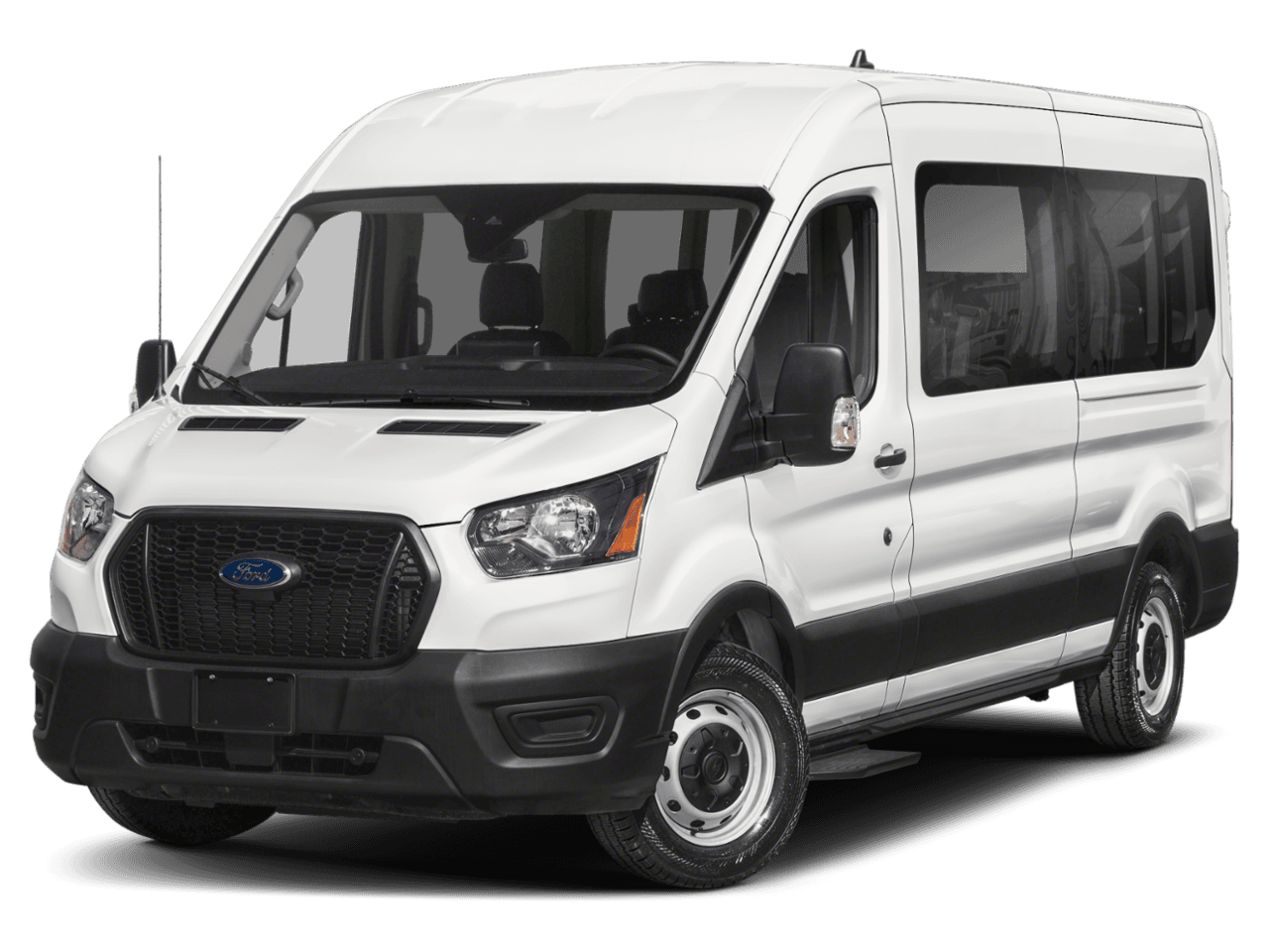 2025 Ford Transit Passenger Wagon XLT - Front 3/4, facing to the left