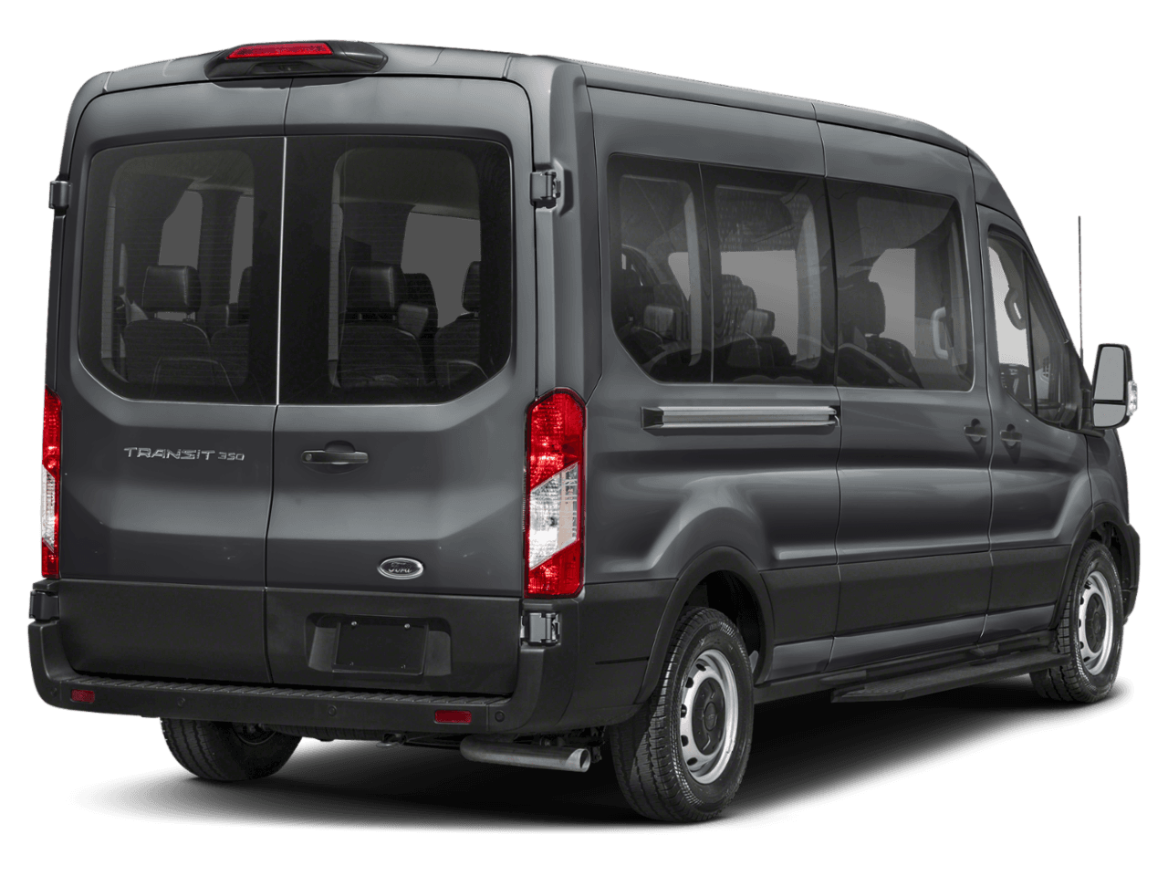 2025 Ford Transit Passenger Wagon XLT - Rear 3/4, facing to the right