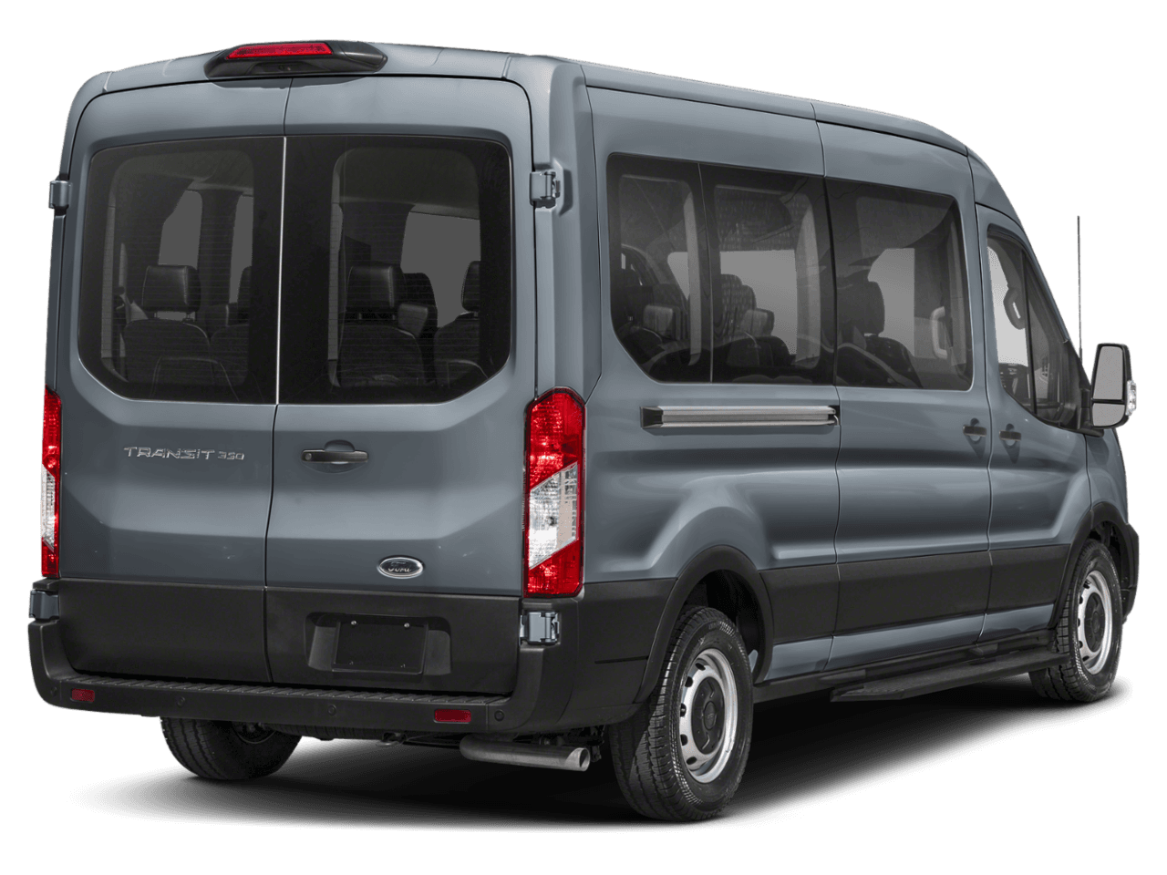 2025 Ford Transit Passenger Wagon XLT - Rear 3/4, facing to the right