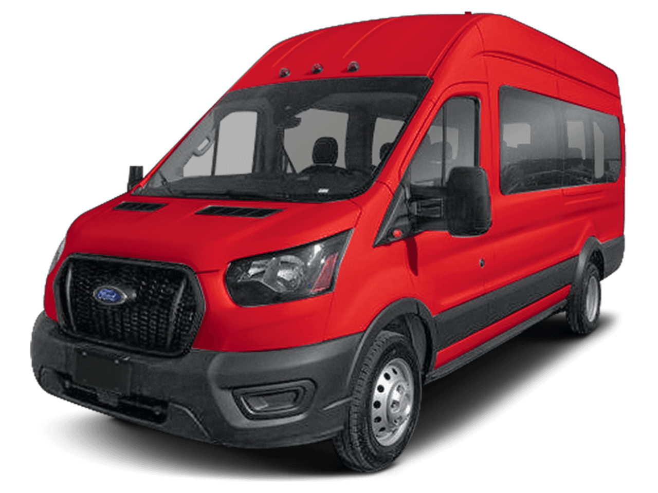 2025 Ford Transit Passenger Wagon XLT - Front 3/4, facing to the left