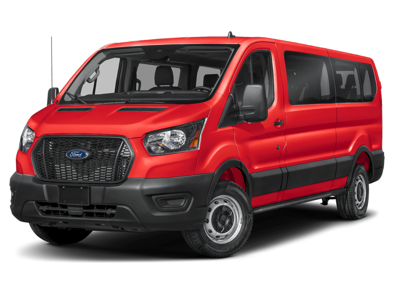 2025 Ford Transit Passenger Wagon XL - Front 3/4, facing to the left
