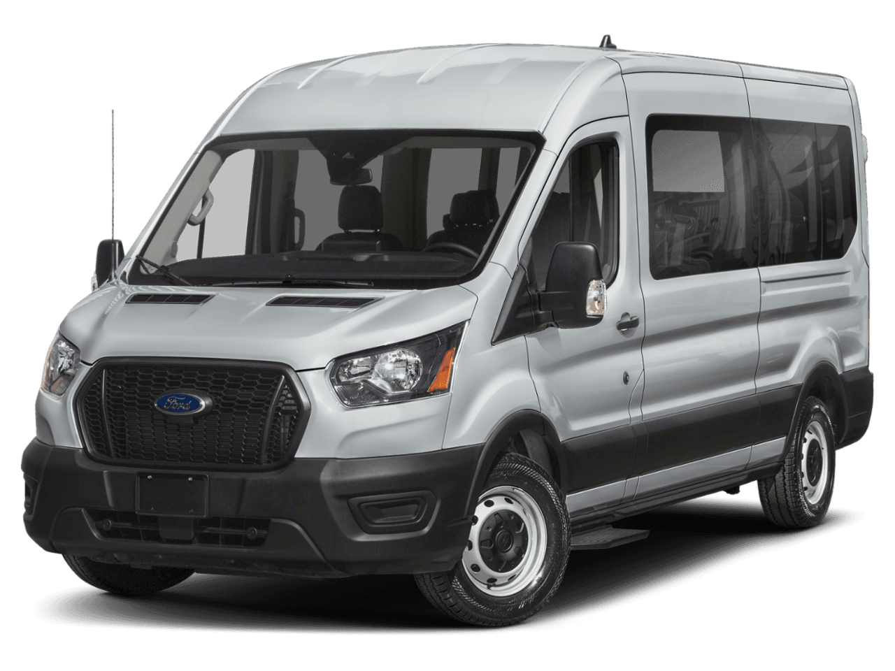 2025 Ford Transit Passenger Wagon XLT - Front 3/4, facing to the left