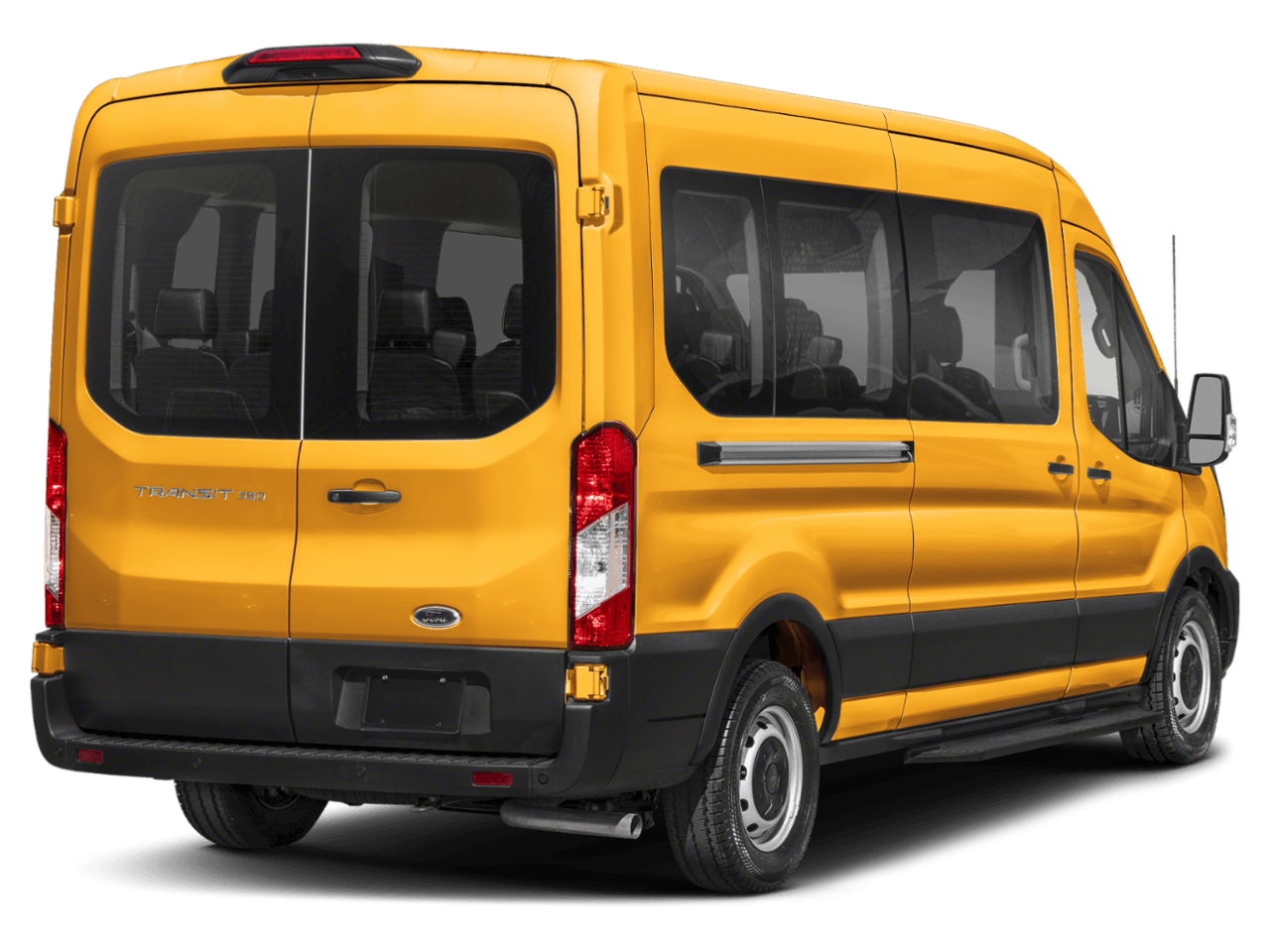 2025 Ford Transit Passenger Wagon XLT - Rear 3/4, facing to the right