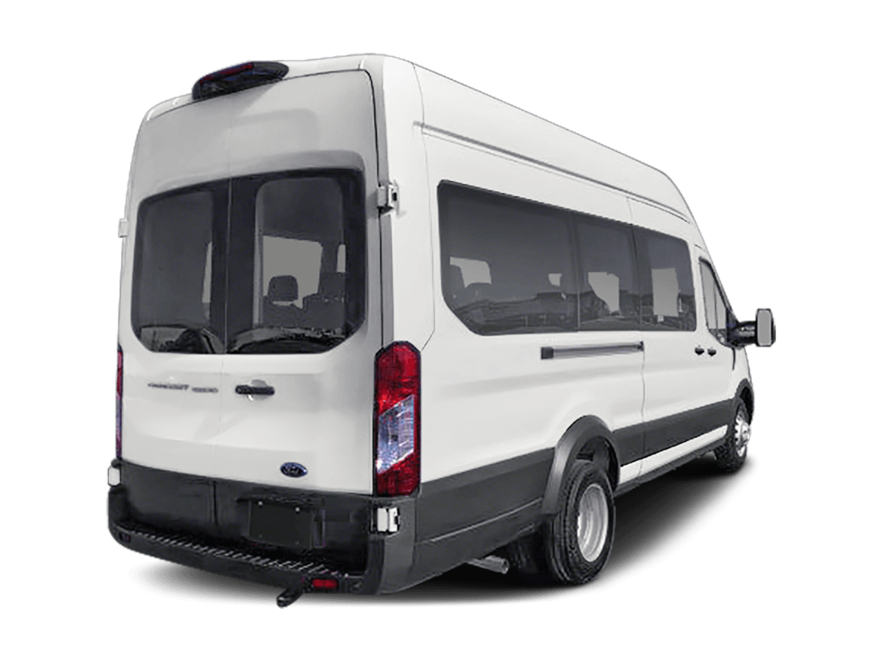 2025 Ford Transit Passenger Wagon XL - Rear 3/4, facing to the right