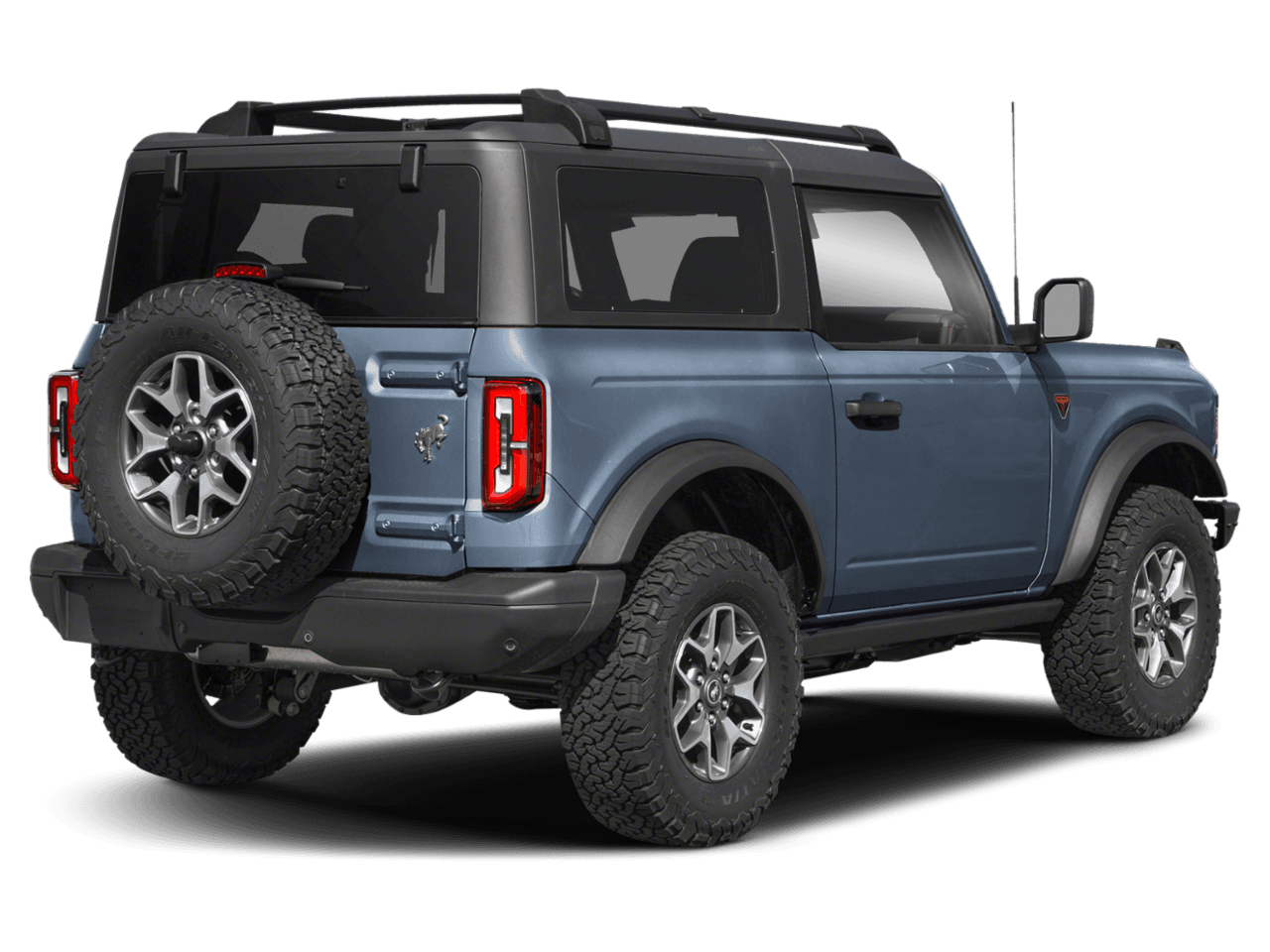 2025 Ford Bronco Badlands - Rear 3/4, facing to the right