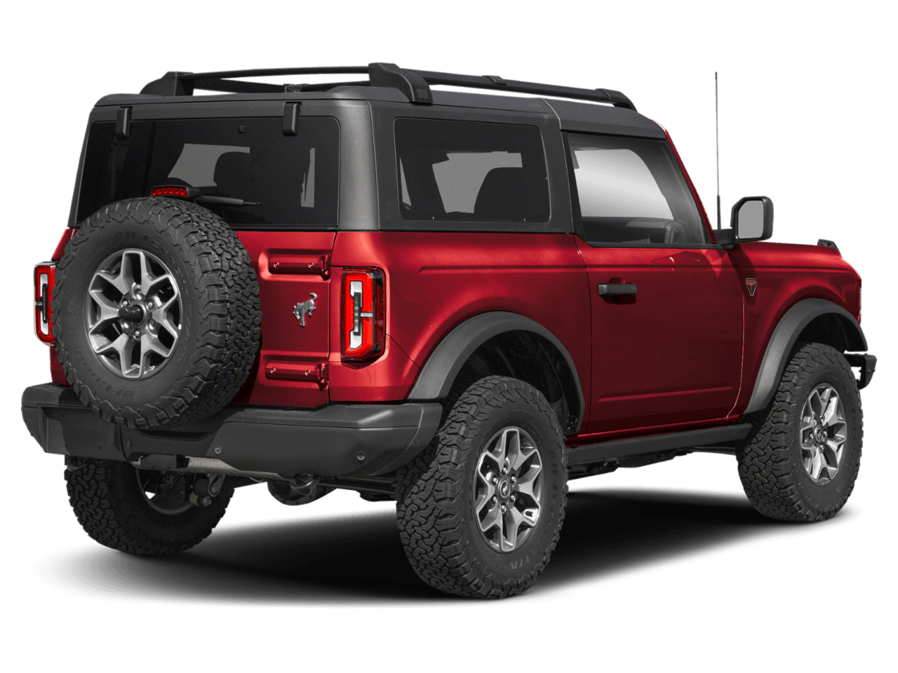 2025 Ford Bronco Badlands - Rear 3/4, facing to the right