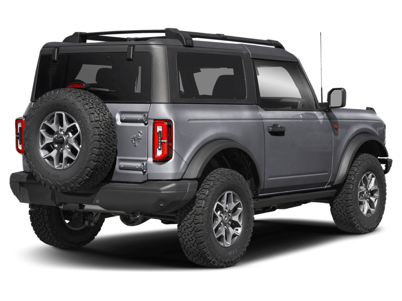 2025 Ford Bronco Badlands - Rear 3/4, facing to the right