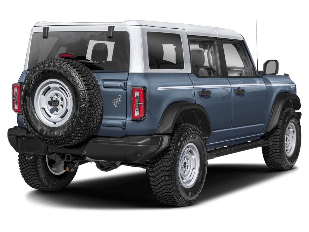 2025 Ford Bronco Heritage Edition - Rear 3/4, facing to the right