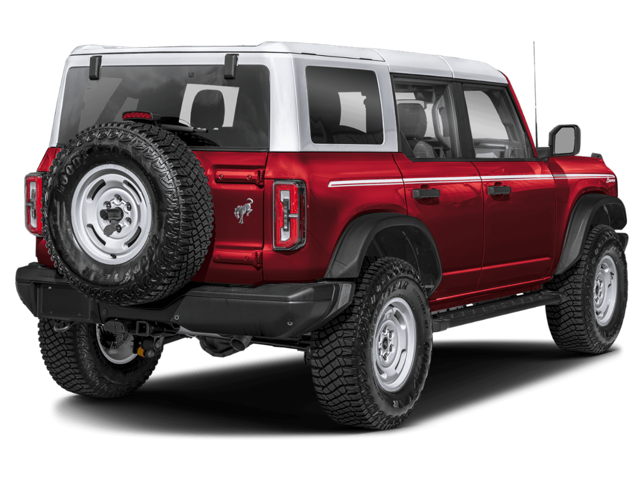 2025 Ford Bronco Heritage Edition - Rear 3/4, facing to the right