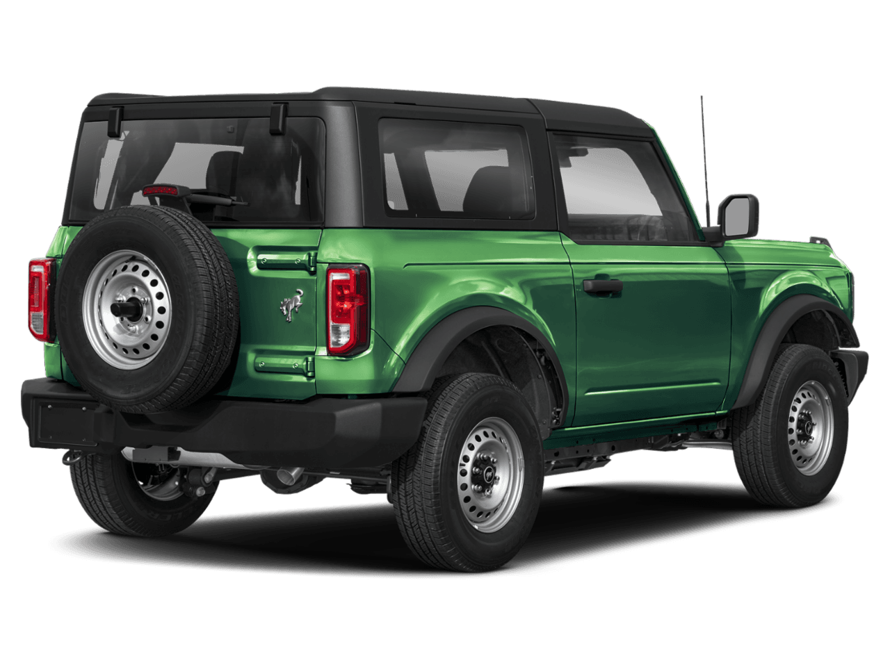 2025 Ford Bronco Base - Rear 3/4, facing to the right