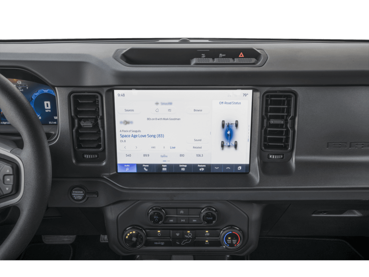 2025 Ford Bronco Base - Interior Stereo System