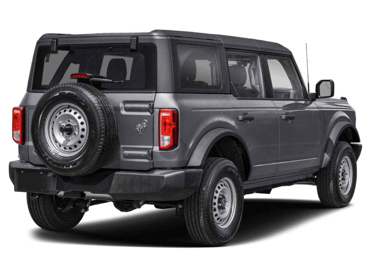 2025 Ford Bronco Base - Rear 3/4, facing to the right