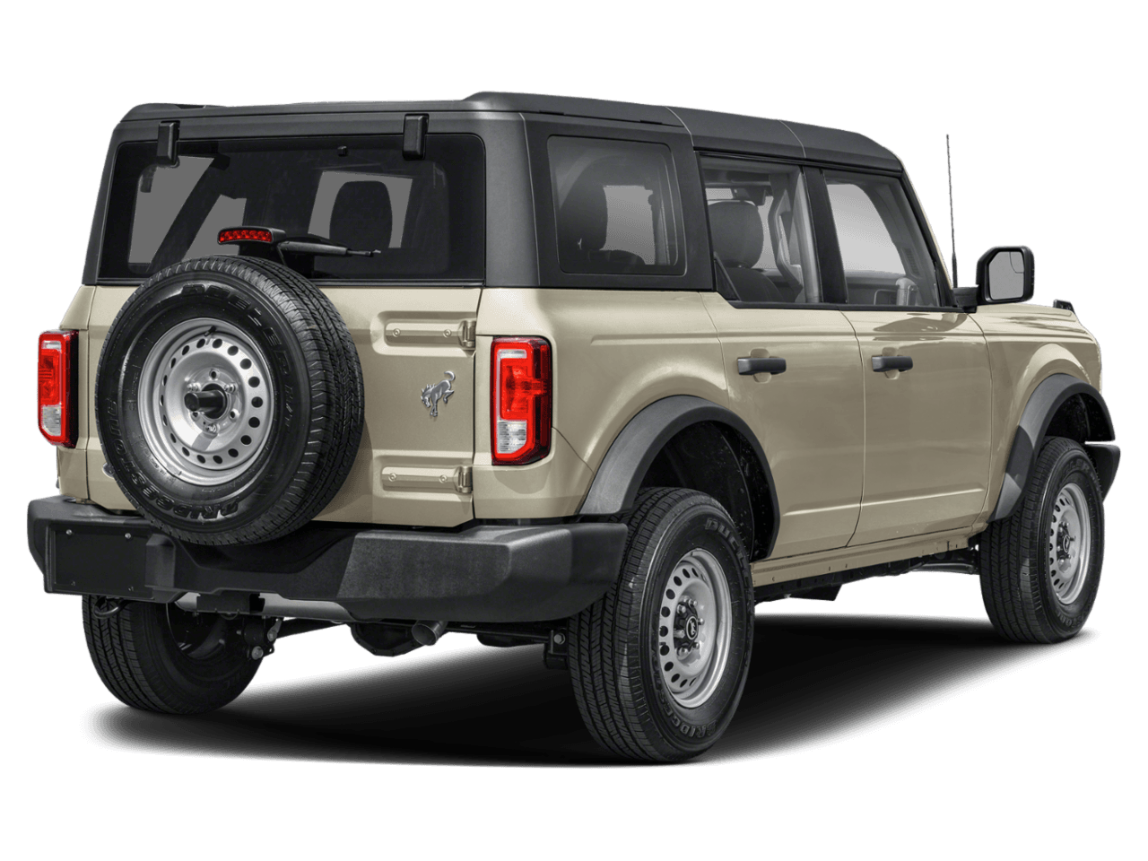 2025 Ford Bronco Base - Rear 3/4, facing to the right