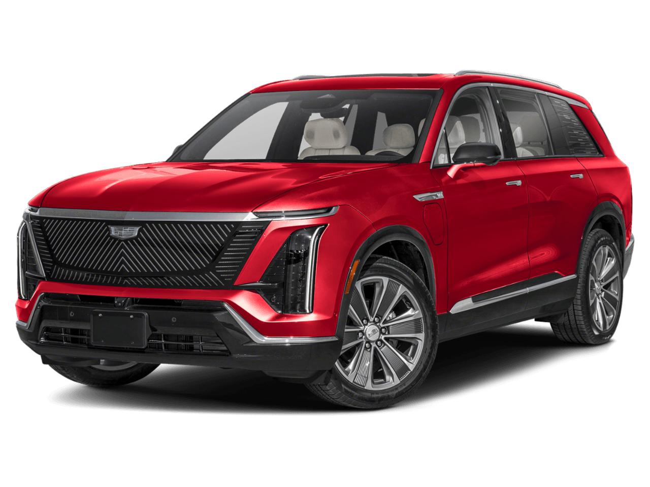 2026 Cadillac VISTIQ Luxury - Front 3/4, facing to the left