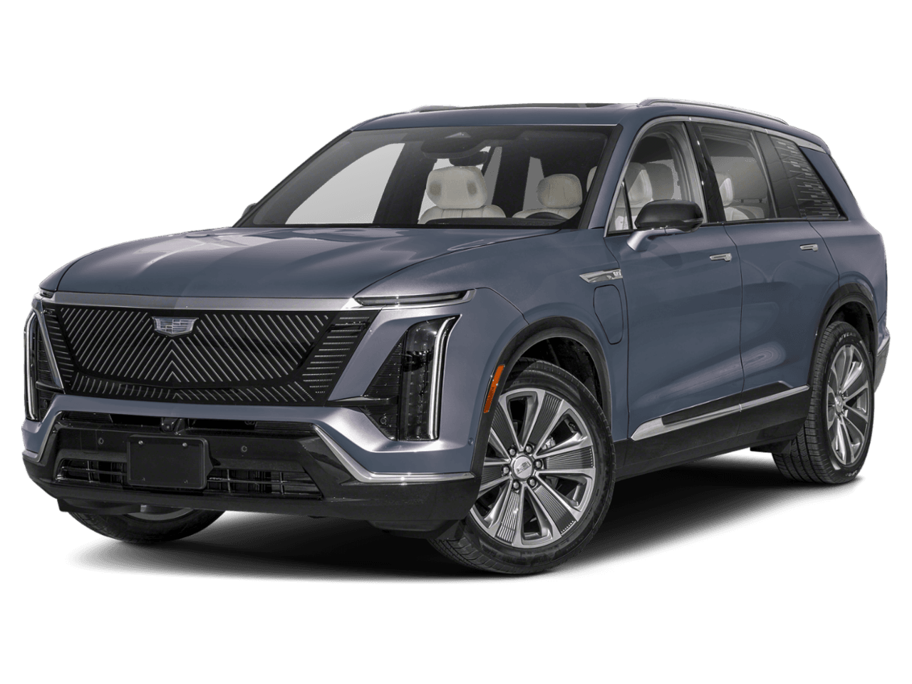 2026 Cadillac VISTIQ Luxury - Front 3/4, facing to the left