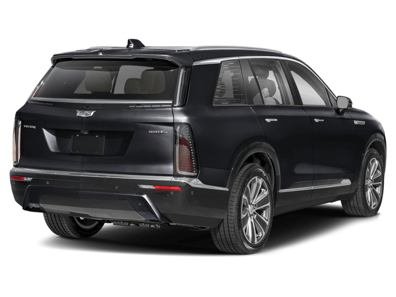 2026 Cadillac VISTIQ Luxury - Rear 3/4, facing to the right