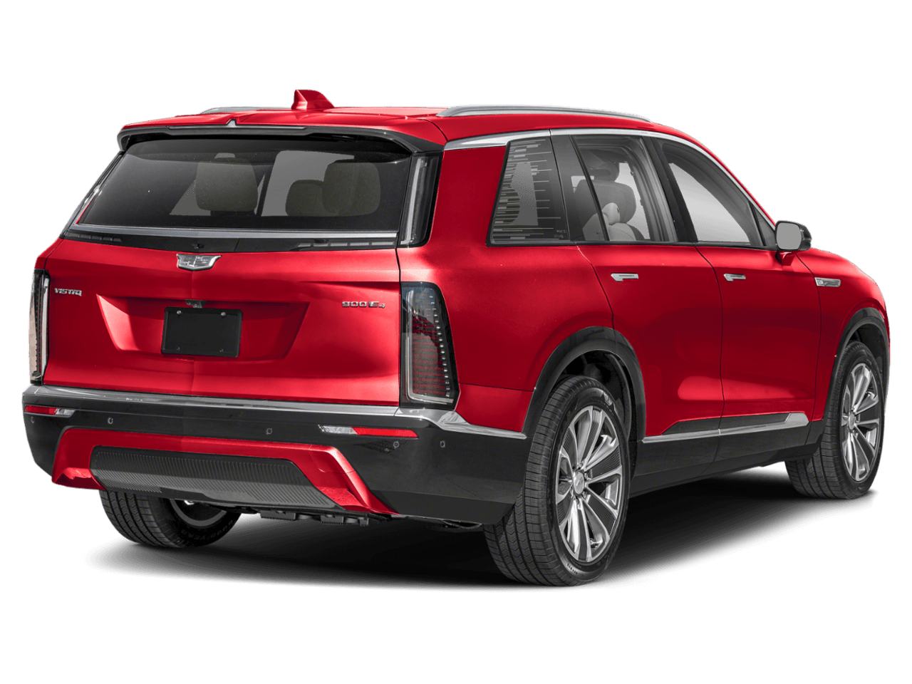 2026 Cadillac VISTIQ Luxury - Rear 3/4, facing to the right