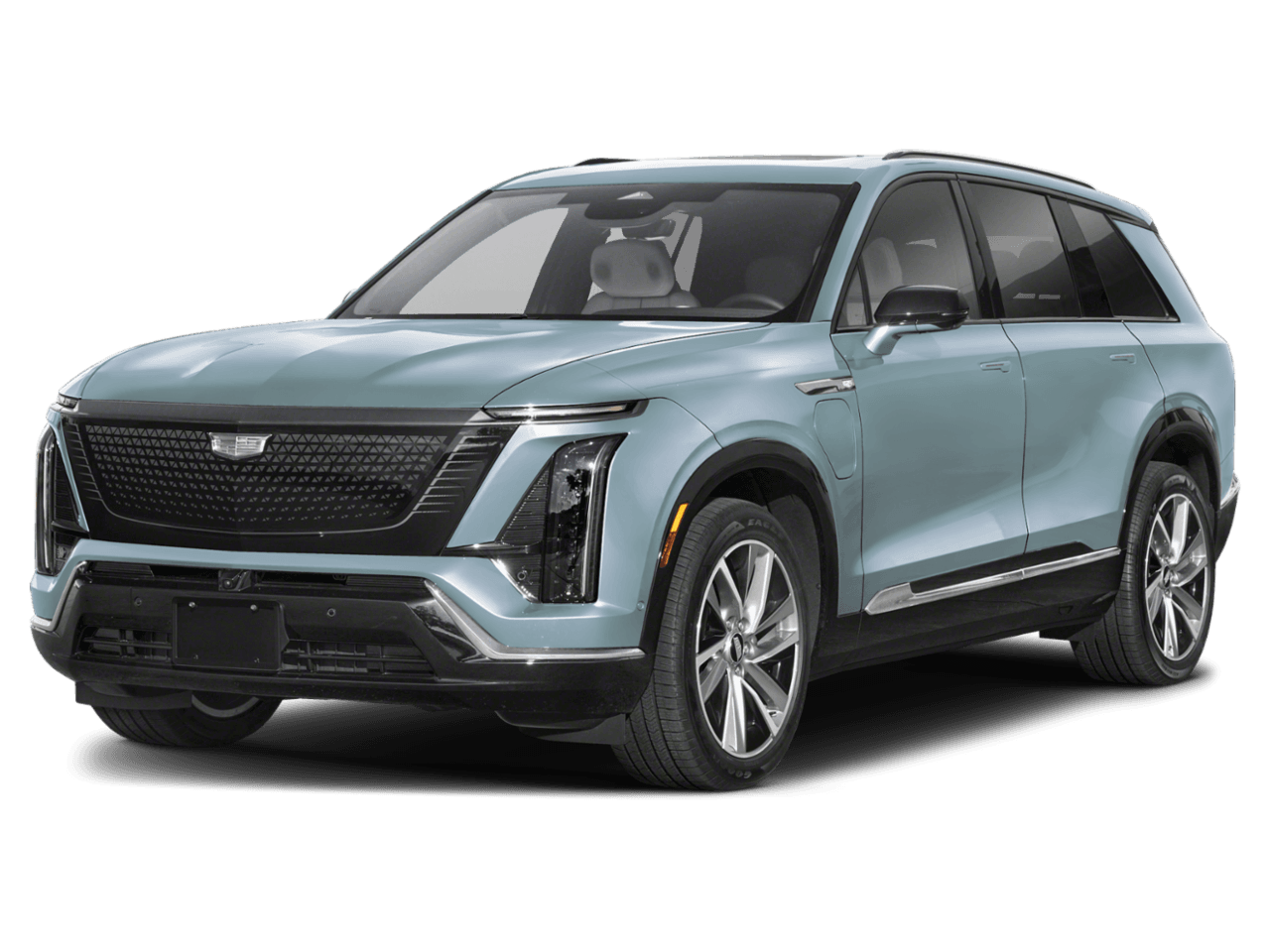 2026 Cadillac VISTIQ Sport - Front 3/4, facing to the left