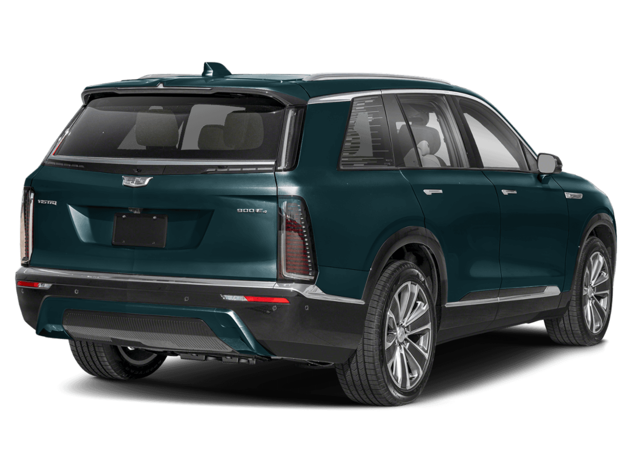 2026 Cadillac VISTIQ Platinum - Rear 3/4, facing to the right