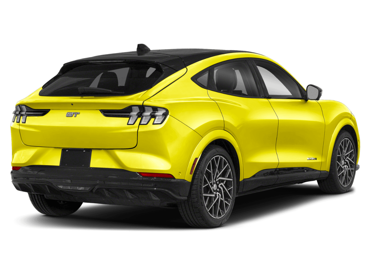 2025 Ford Mustang Mach-E GT - Rear 3/4, facing to the right