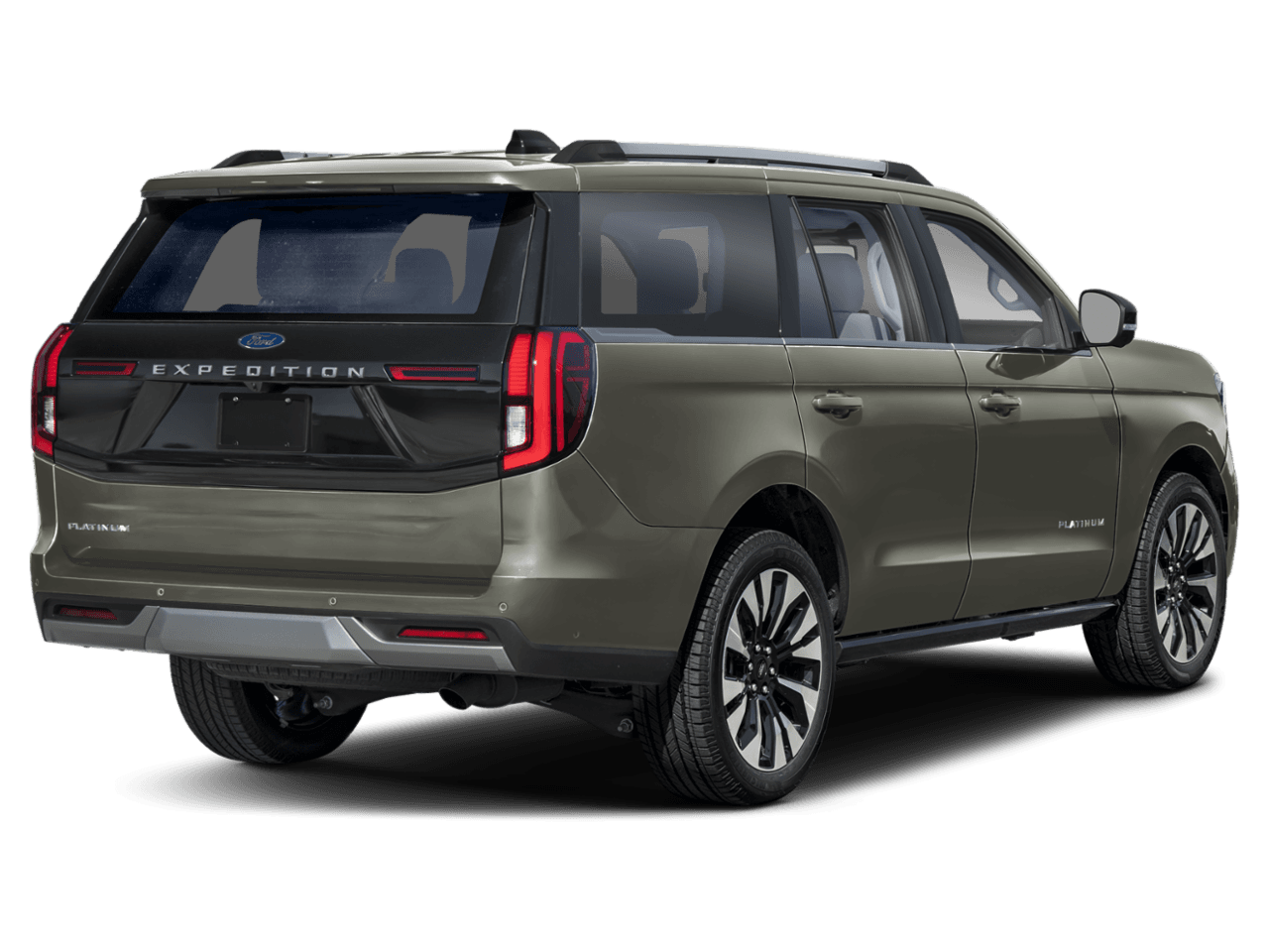 2025 Ford Expedition Platinum - Rear 3/4, facing to the right