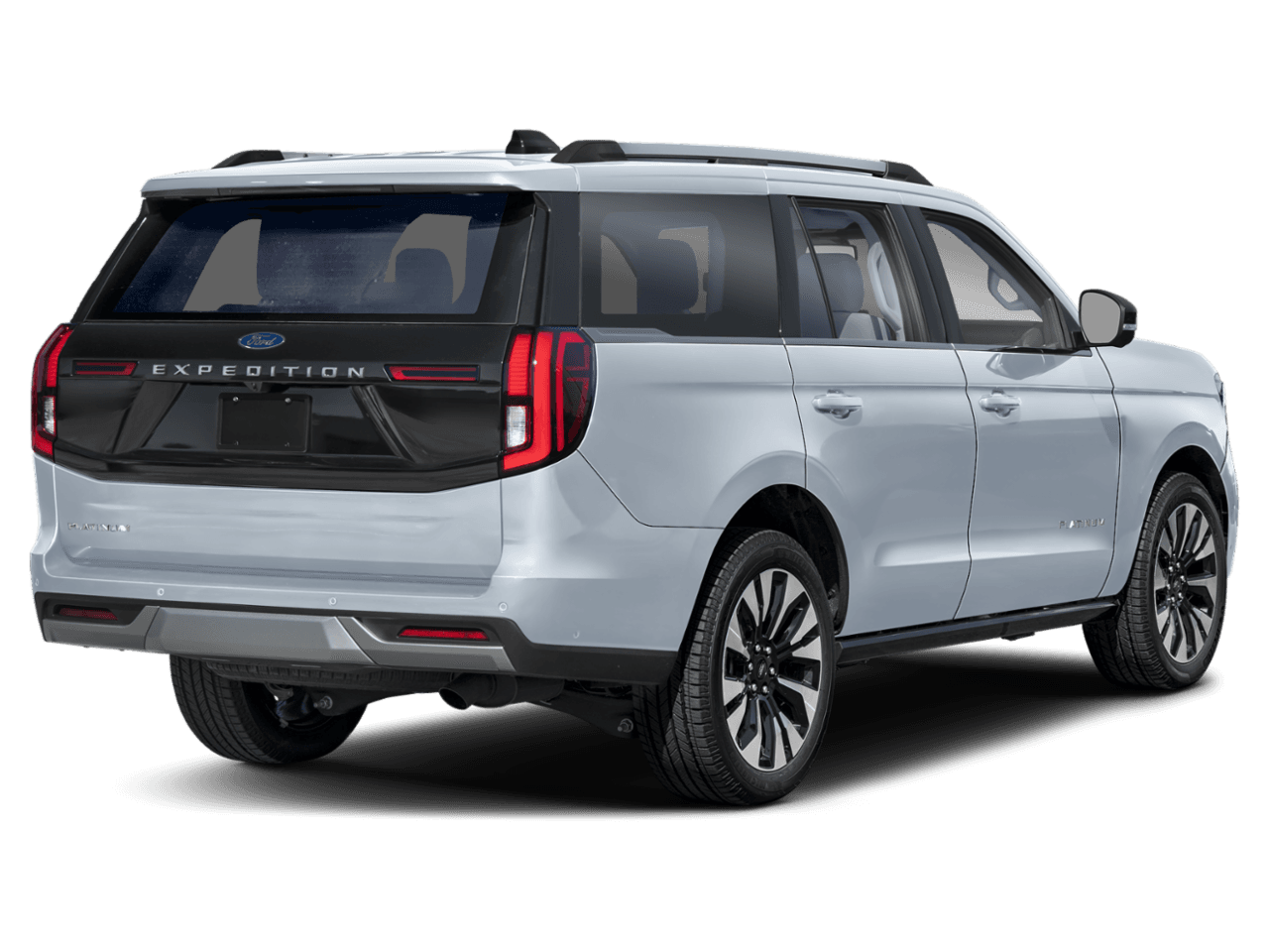 2025 Ford Expedition Platinum - Rear 3/4, facing to the right