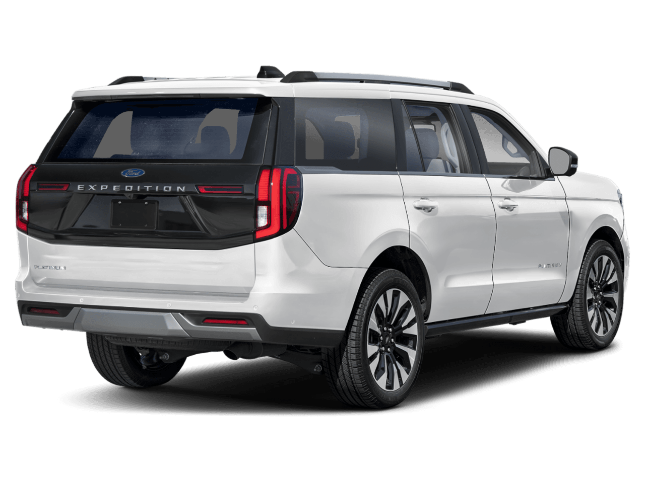 2025 Ford Expedition Platinum - Rear 3/4, facing to the right