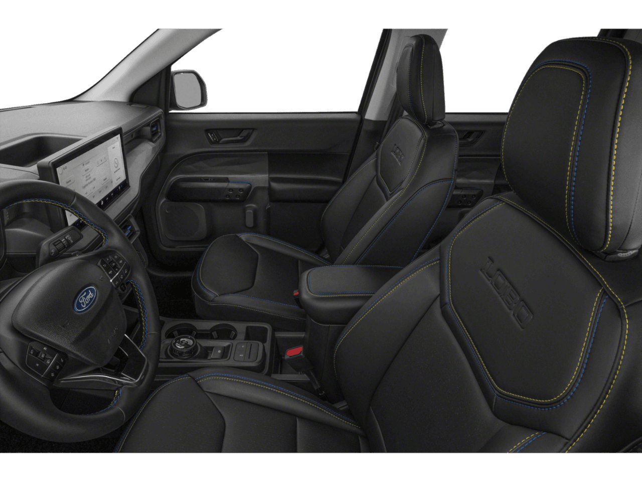 2025 Ford Maverick Lobo - Interior Driver's Side with Door Open, Front Seat Feature