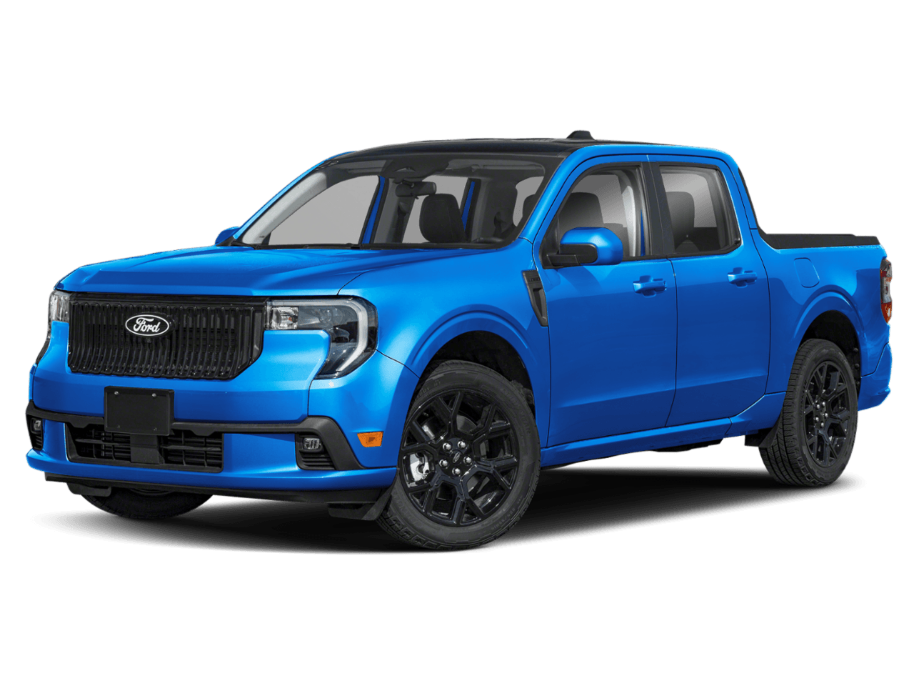 2025 Ford Maverick Lobo - Front 3/4, facing to the left