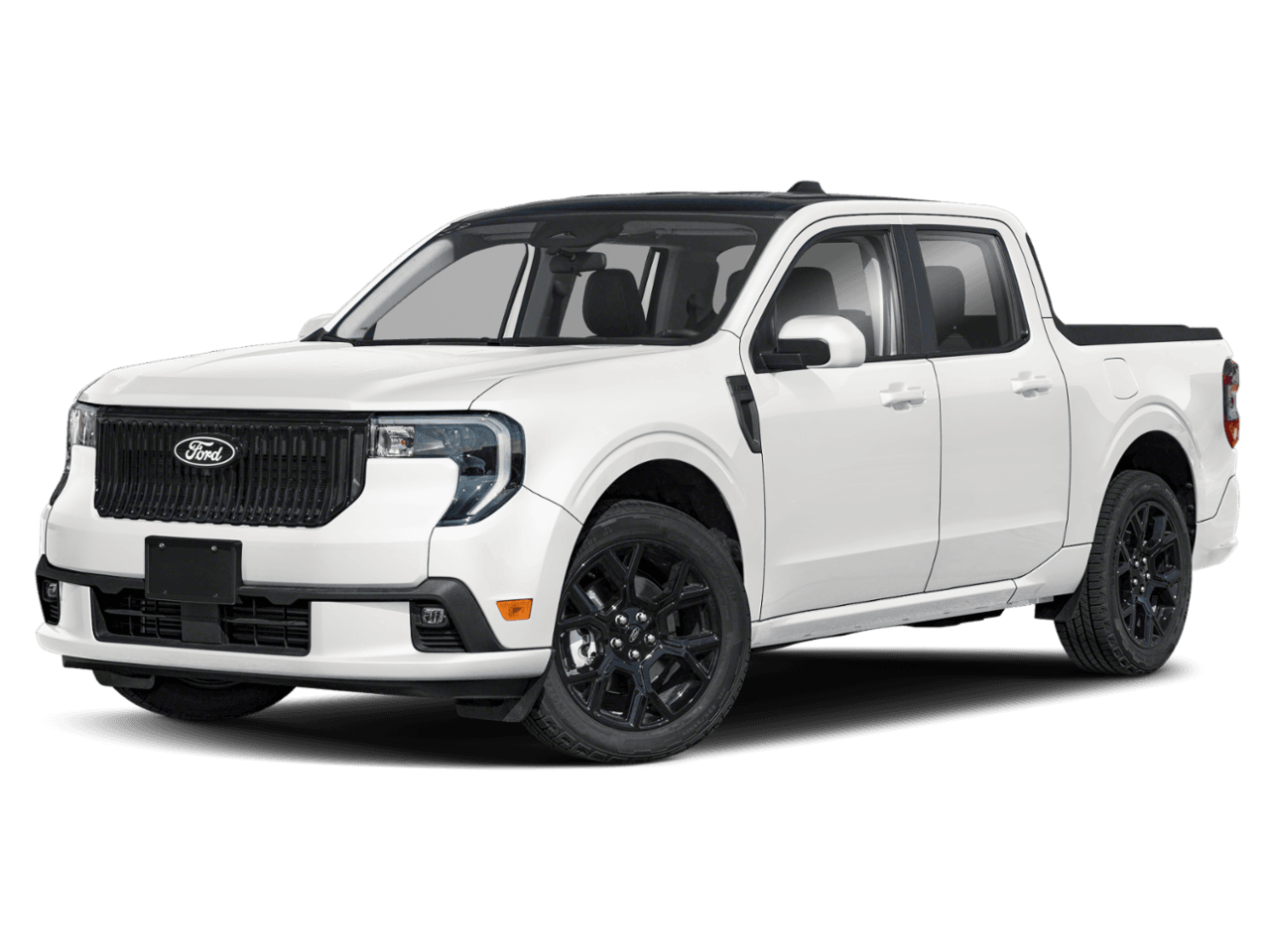 2025 Ford Maverick Lobo - Front 3/4, facing to the left