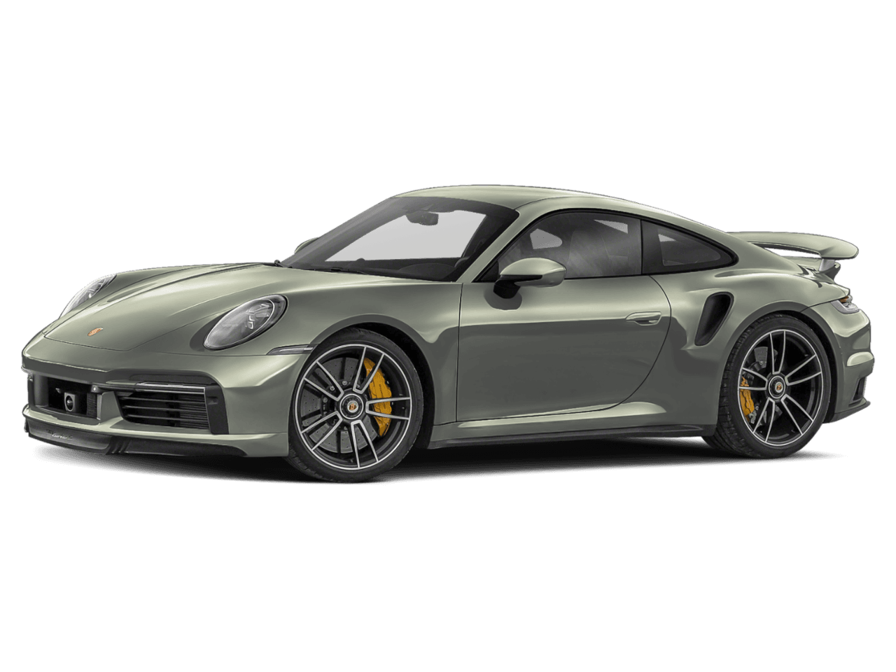 2025 Porsche 911 Turbo - Front 3/4, facing to the left