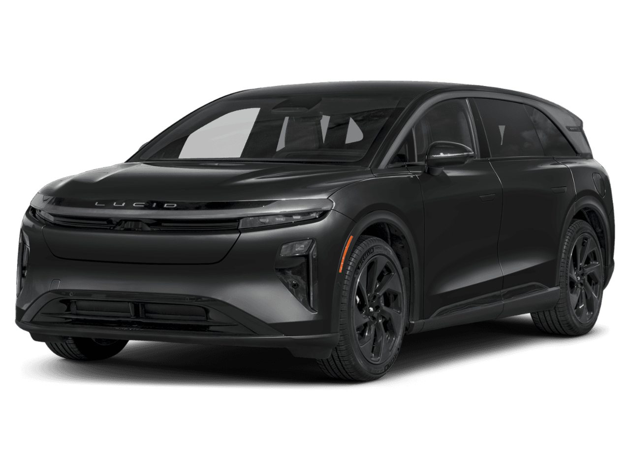 2026 Lucid Gravity Grand Touring - Front 3/4, facing to the left