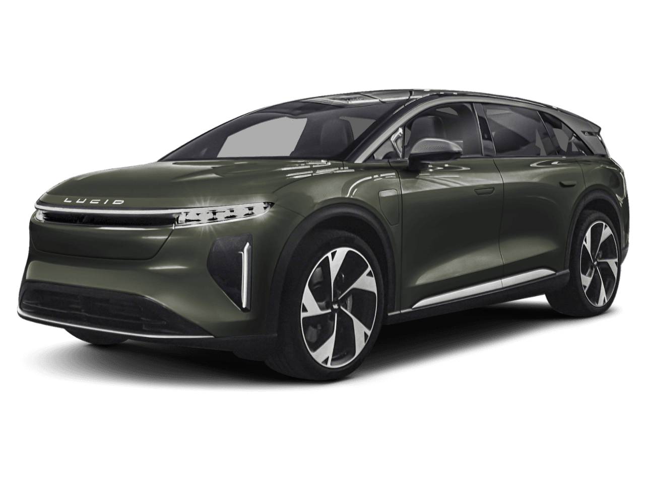 2026 Lucid Gravity Grand Touring - Front 3/4, facing to the left