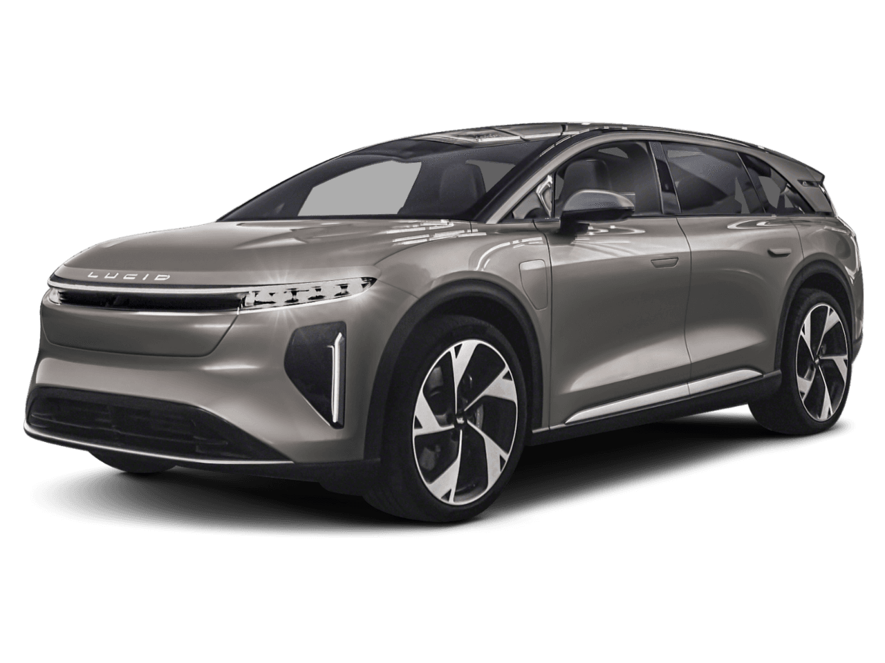 2026 Lucid Gravity Grand Touring - Front 3/4, facing to the left