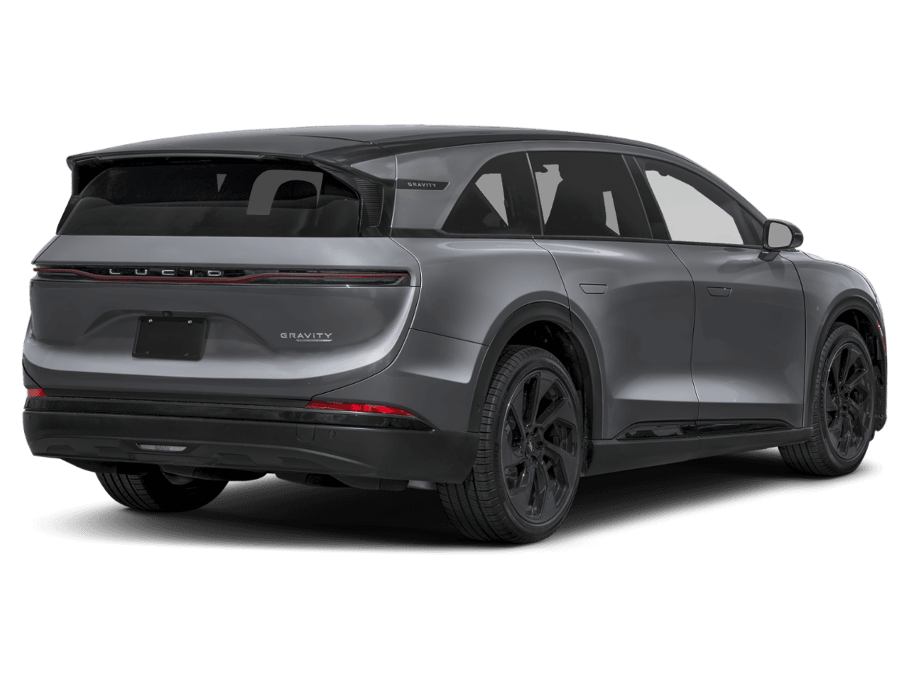 2026 Lucid Gravity Grand Touring - Rear 3/4, facing to the right
