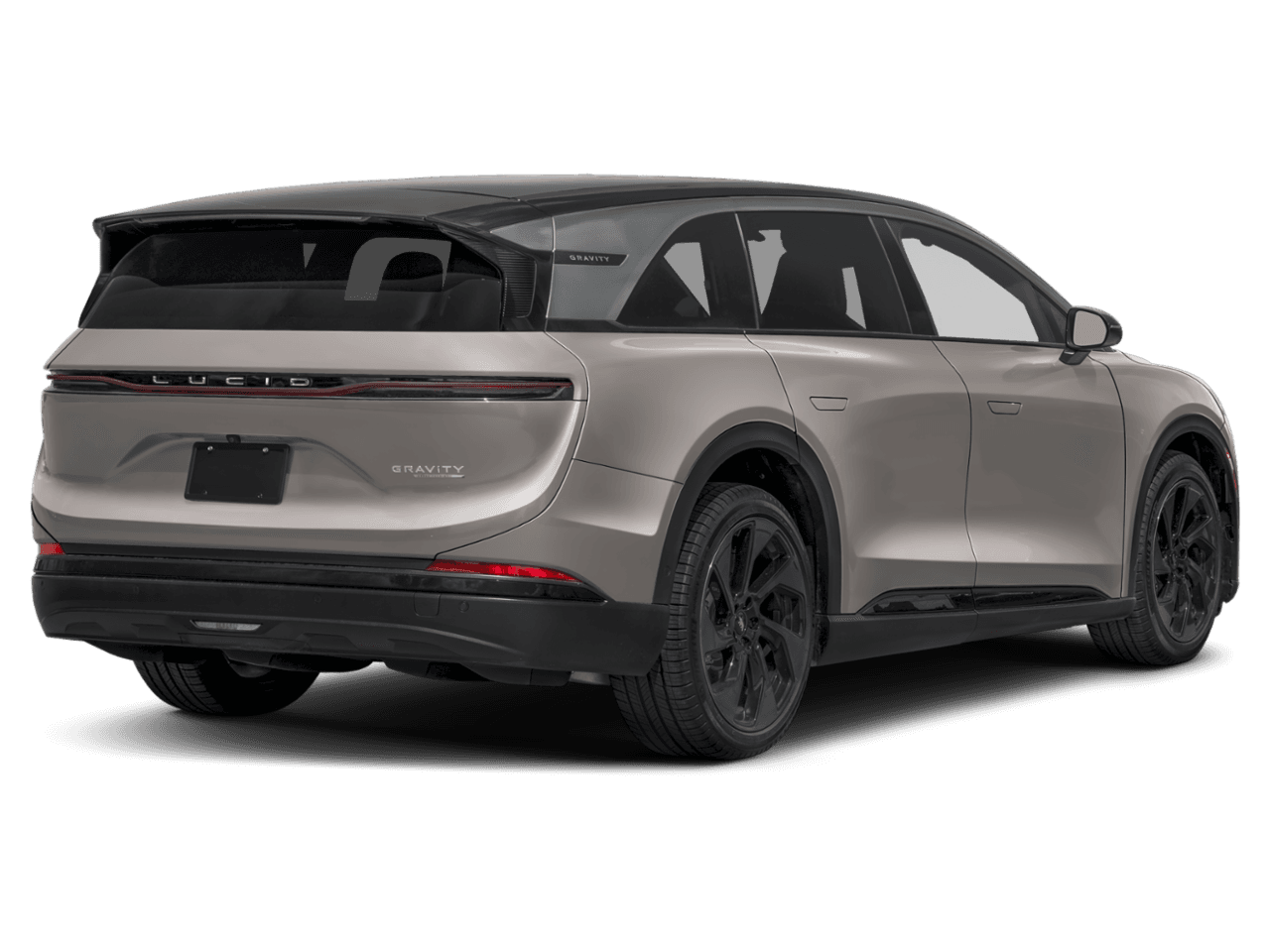 2026 Lucid Gravity Grand Touring - Rear 3/4, facing to the right