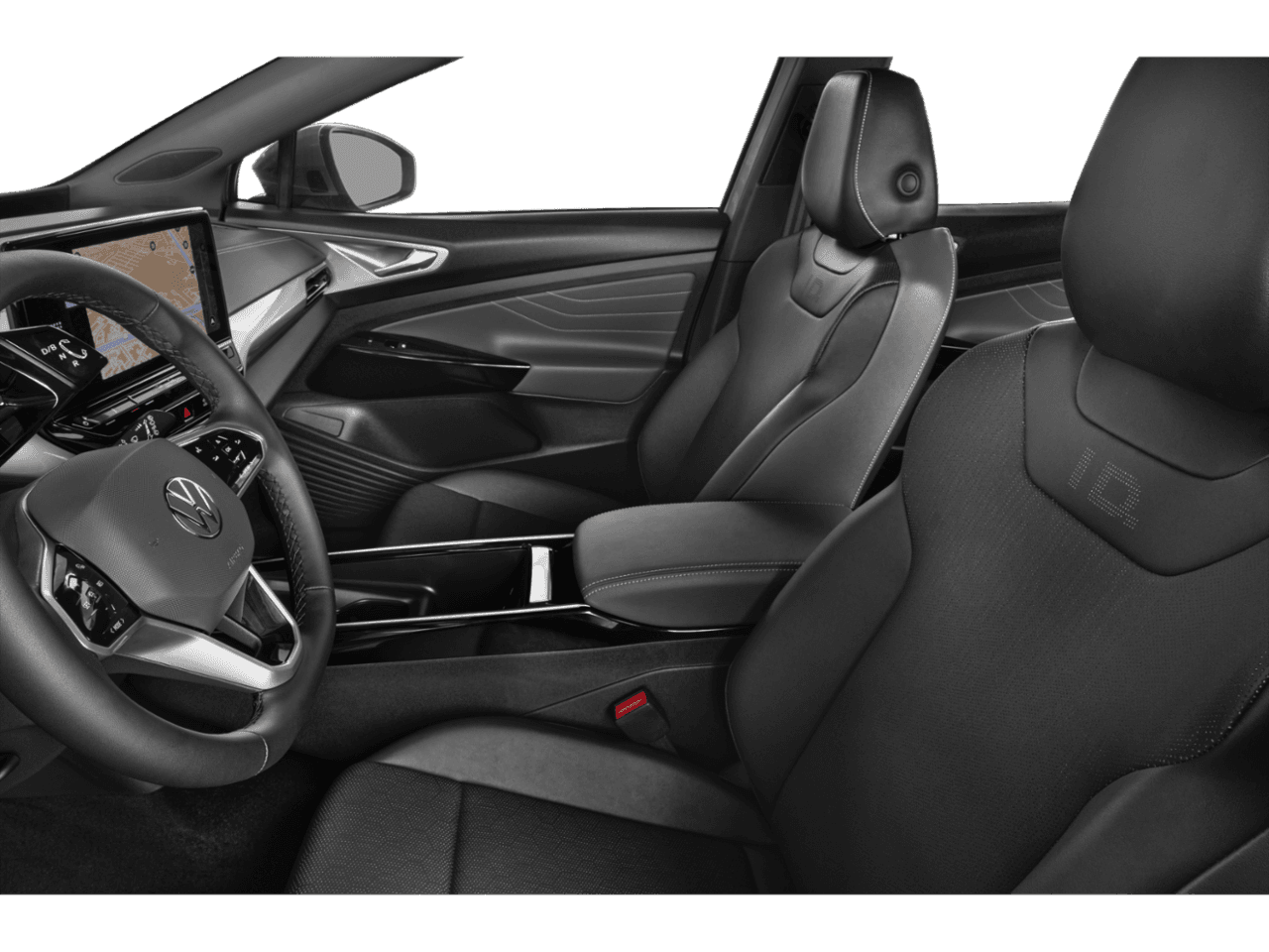 2025 Volkswagen ID.4 S Limited - Interior Driver's Side with Door Open, Front Seat Feature