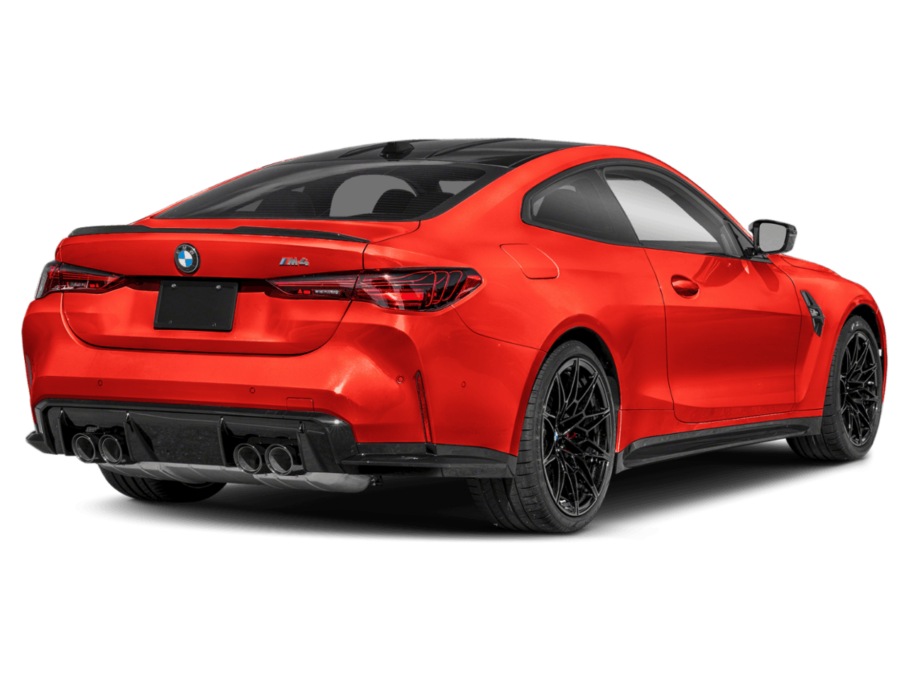 2026 BMW M4  - Rear 3/4, facing to the right