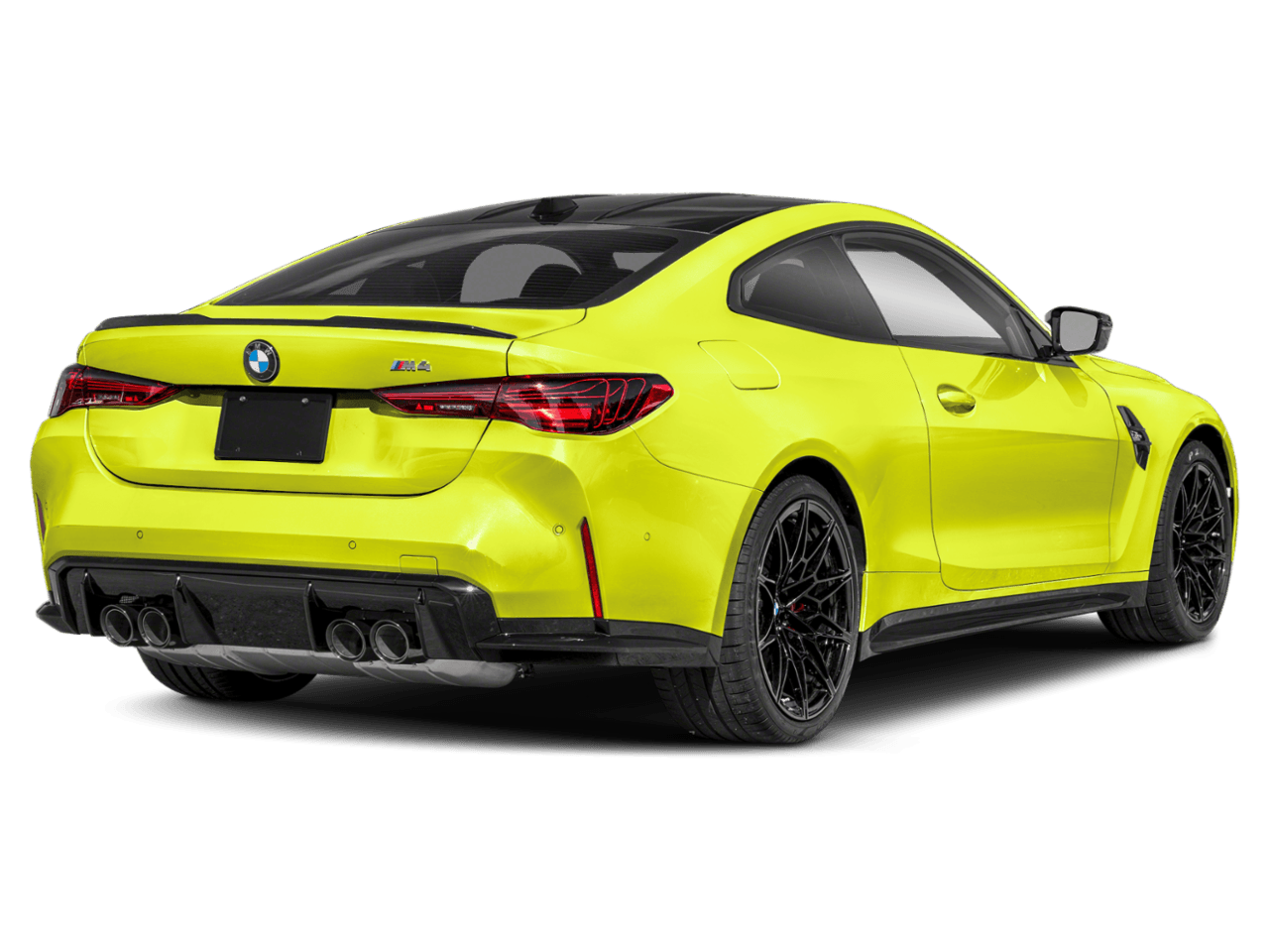 2026 BMW M4  - Rear 3/4, facing to the right