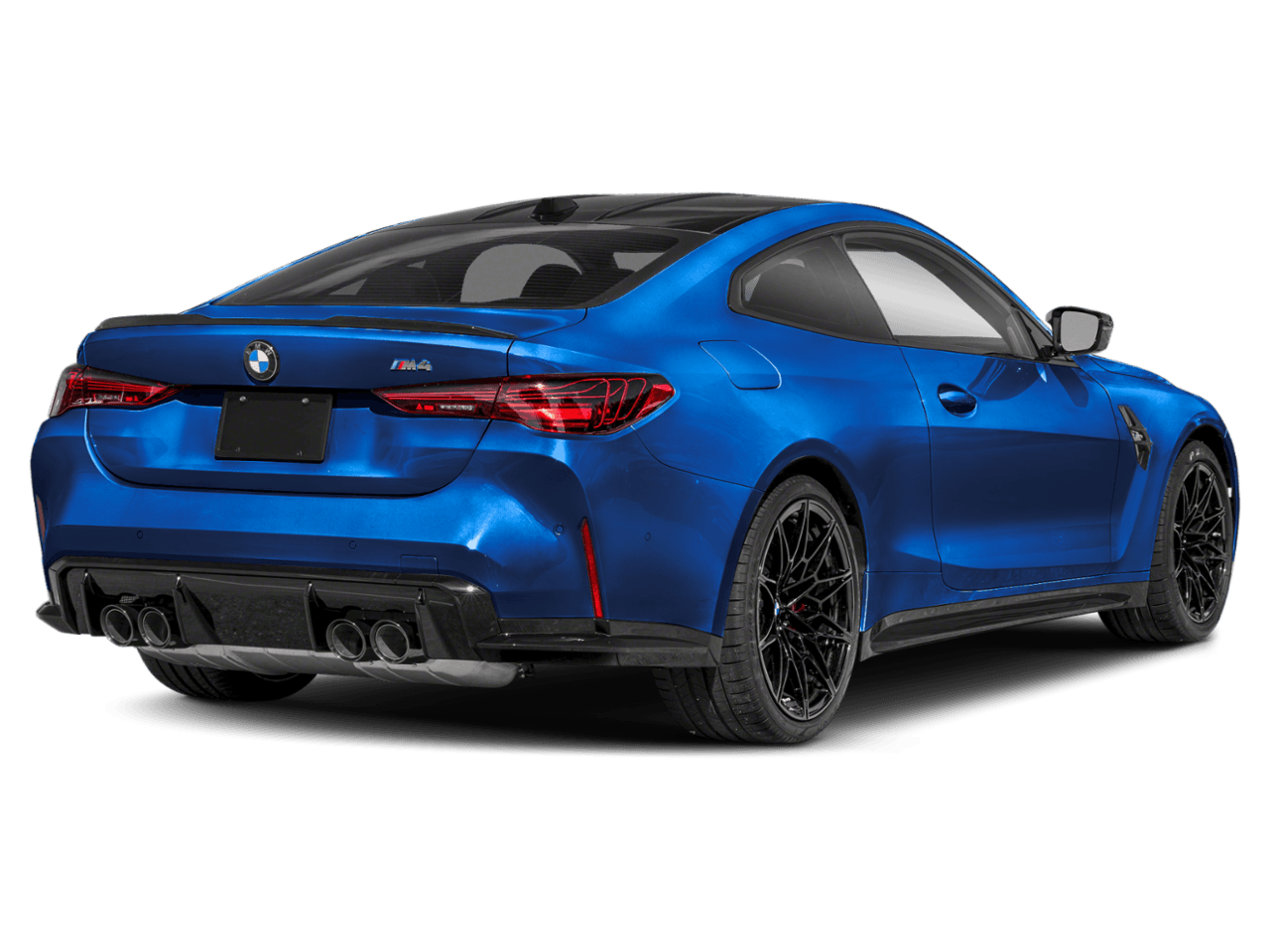 2026 BMW M4 Competition - Rear 3/4, facing to the right