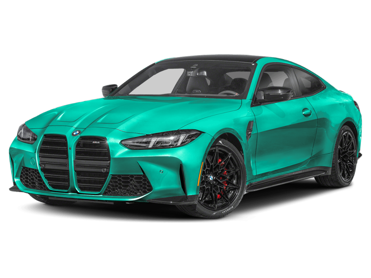 2026 BMW M4 Competition xDrive - Front 3/4, facing to the left