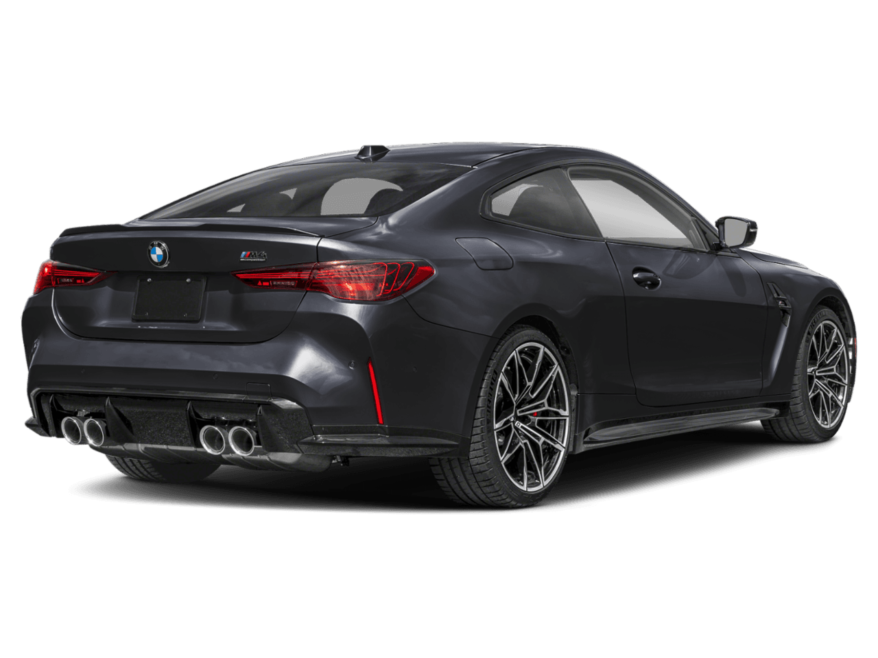 2026 BMW M4 Competition xDrive - Rear 3/4, facing to the right