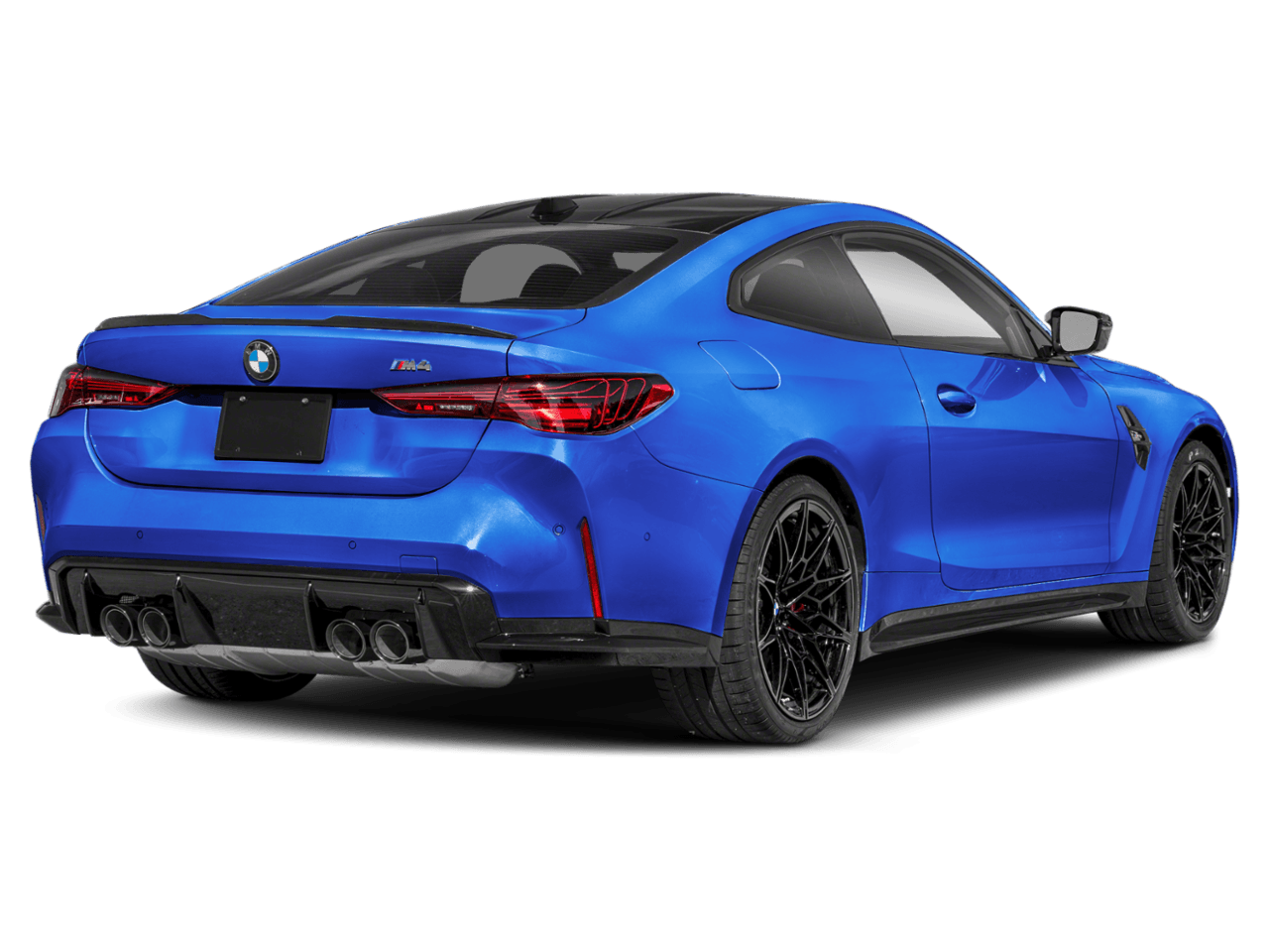 2026 BMW M4 Competition xDrive - Rear 3/4, facing to the right