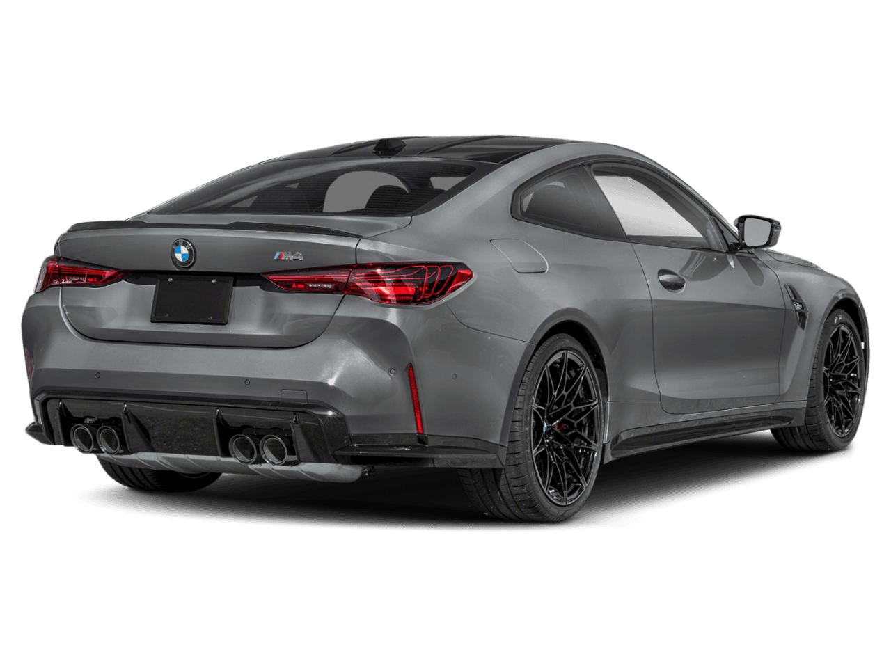 2026 BMW M4 Competition xDrive - Rear 3/4, facing to the right