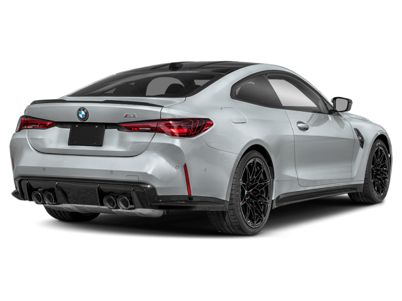2026 BMW M4 Competition xDrive - Rear 3/4, facing to the right
